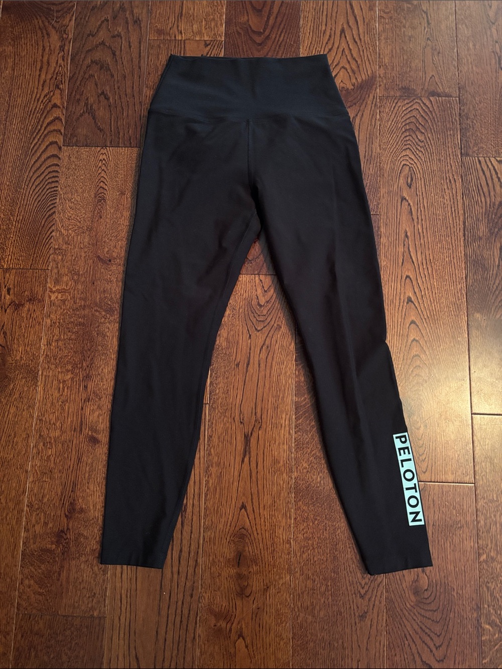Peloton Women Black Leggings with Side Logo